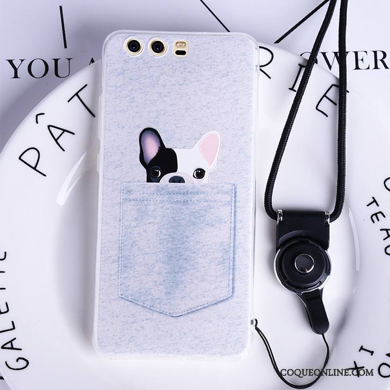 Huawei P10 Plus Tendance Coque De Téléphone Étui Silicone Gaufrage Légère Rose