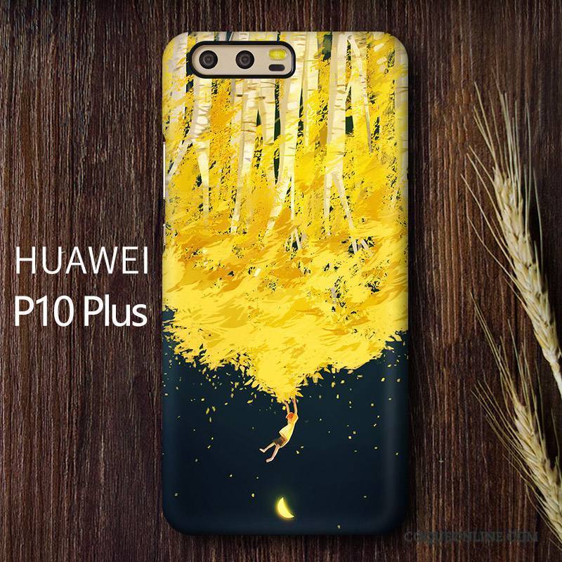 Huawei P10 Plus Téléphone Portable Art Difficile Coque Délavé En Daim De Téléphone Personnalité