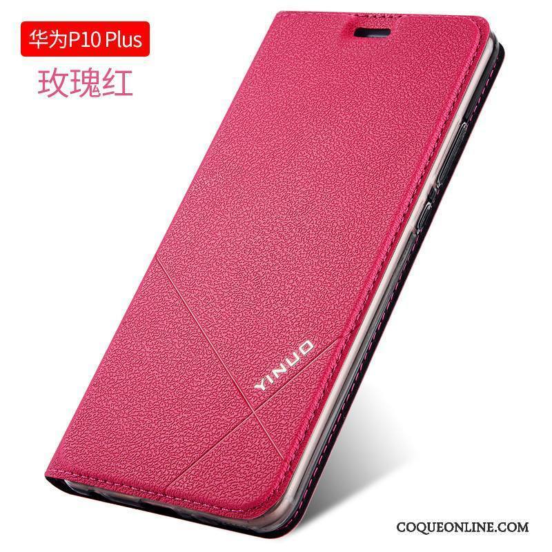 Huawei P10 Plus Étui Fluide Doux Noir Silicone Incassable Clamshell Coque De Téléphone