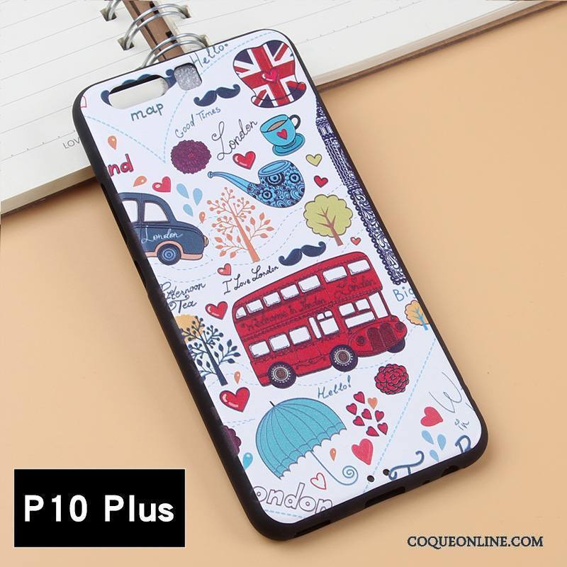 Huawei P10 Plus Étui Incassable Protection Coque De Téléphone Multicolore Silicone