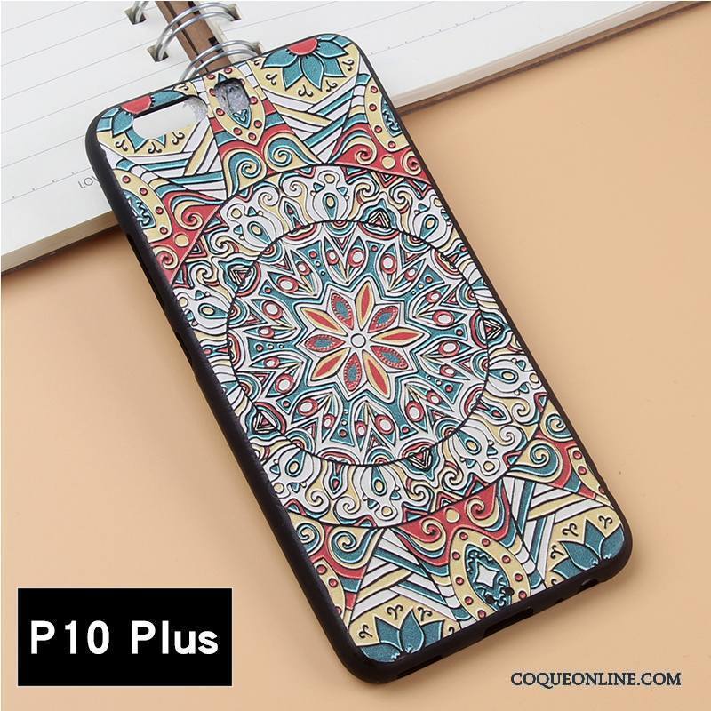 Huawei P10 Plus Étui Incassable Protection Coque De Téléphone Multicolore Silicone