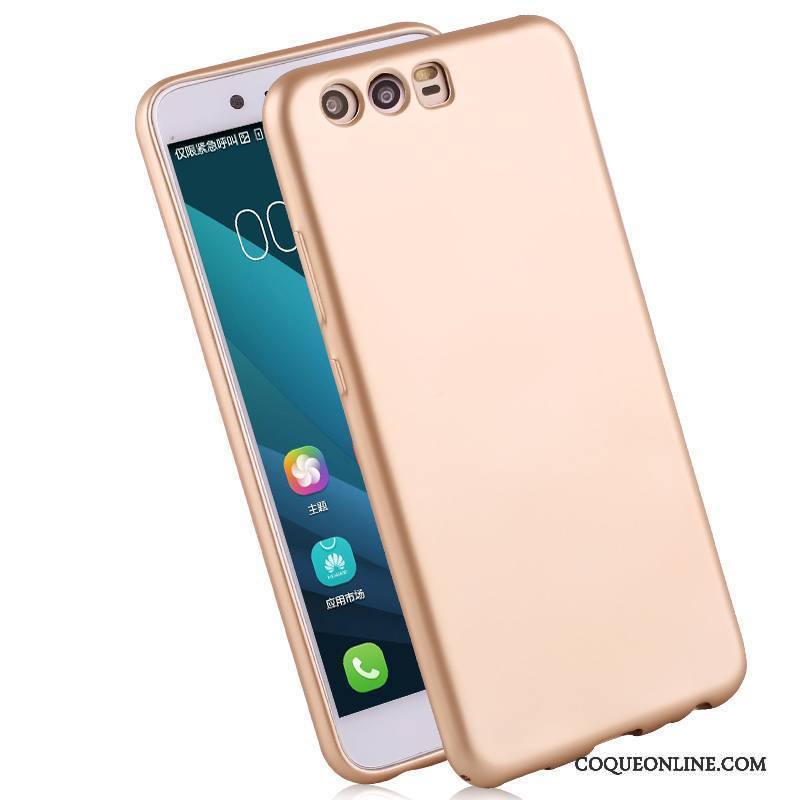 Huawei P10 Plus Étui Tout Compris Protection Or Rose Pu Coque De Téléphone Ornements Suspendus