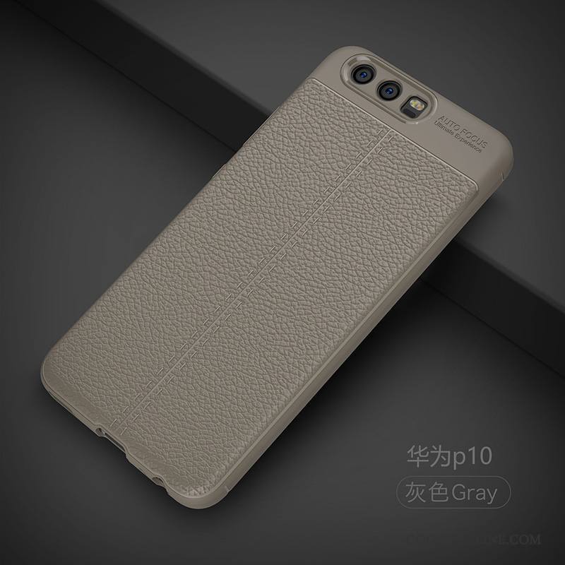 Huawei P10 Sentir Silicone Modèle Fleurie Tendance Personnalité Cuir Coque