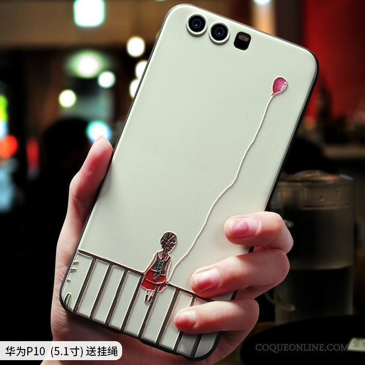 Huawei P10 Simple Silicone Créatif Coque De Téléphone Très Mince Art Tout Compris