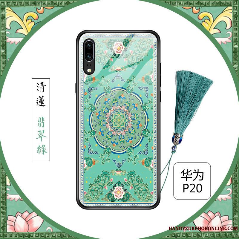 Huawei P20 Coque De Téléphone Fluide Doux Personnalité Nouveau Floral Créatif Frais