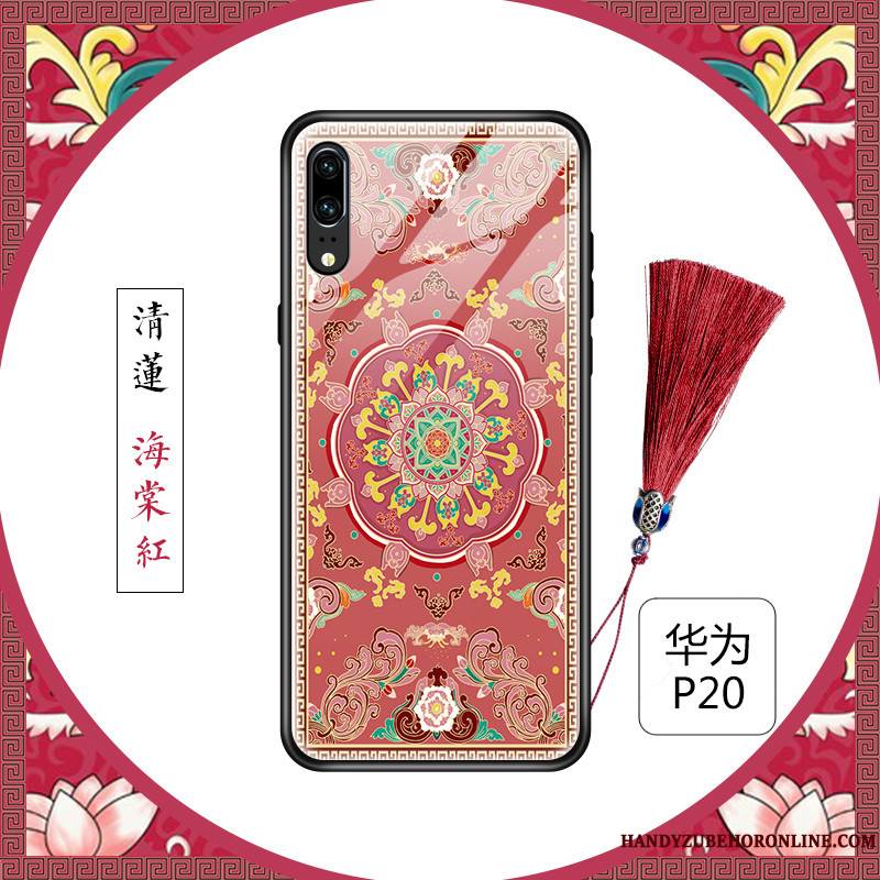 Huawei P20 Coque De Téléphone Fluide Doux Personnalité Nouveau Floral Créatif Frais
