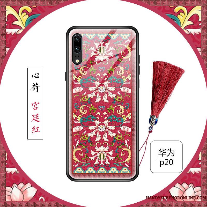 Huawei P20 Coque De Téléphone Fluide Doux Personnalité Nouveau Floral Créatif Frais