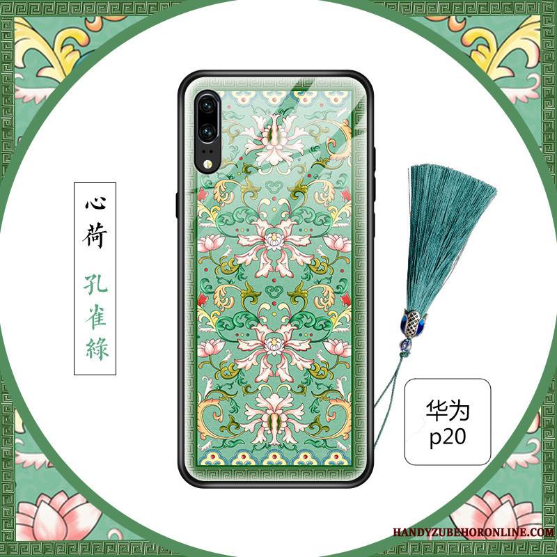 Huawei P20 Coque De Téléphone Fluide Doux Personnalité Nouveau Floral Créatif Frais