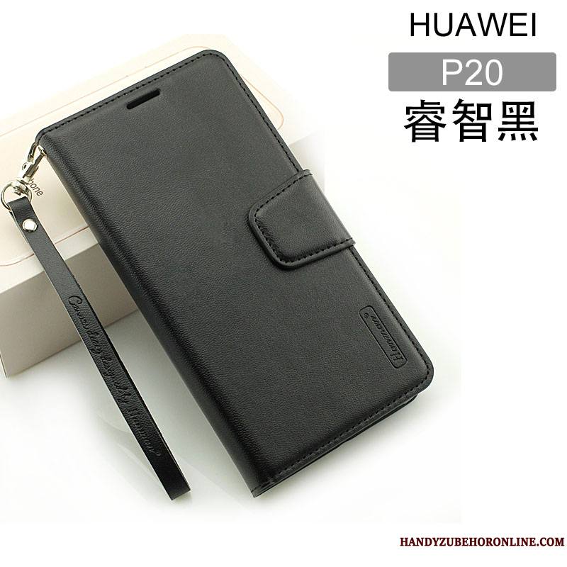 Huawei P20 Coque De Téléphone Incassable Étui Protection Housse Noir Tout Compris