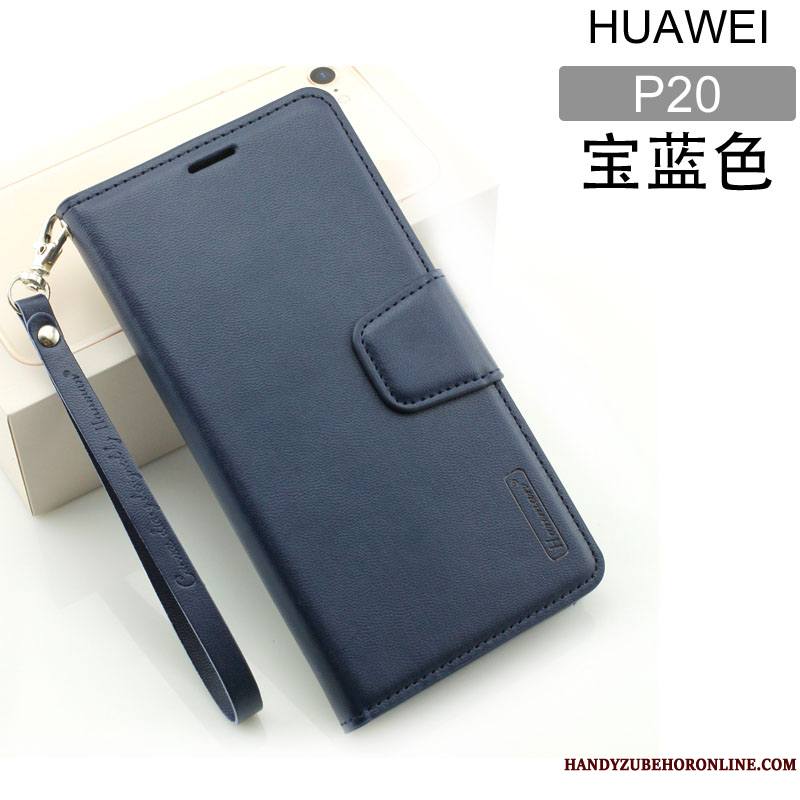 Huawei P20 Coque De Téléphone Incassable Étui Protection Housse Noir Tout Compris