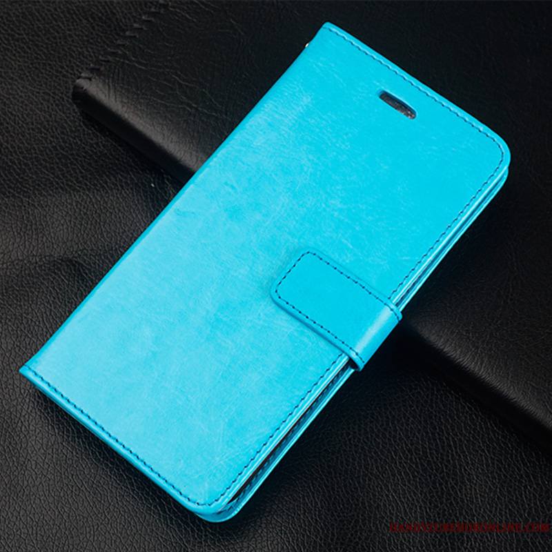 Huawei P20 Lite Bleu Jeunesse Étui En Cuir Coque De Téléphone Housse
