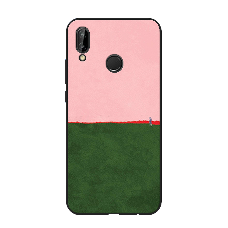 Huawei P20 Lite Coque De Téléphone Étui Bleu Ciel Étoilé Silicone Créatif Protection