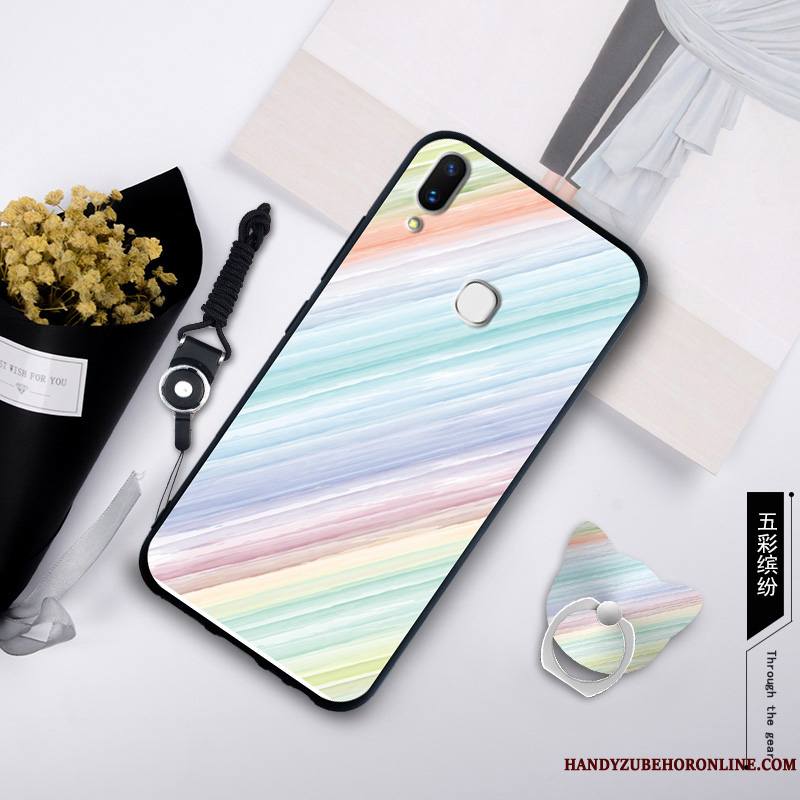 Huawei P20 Lite Coque Fluide Doux Protection Noir Jeunesse Étui De Téléphone