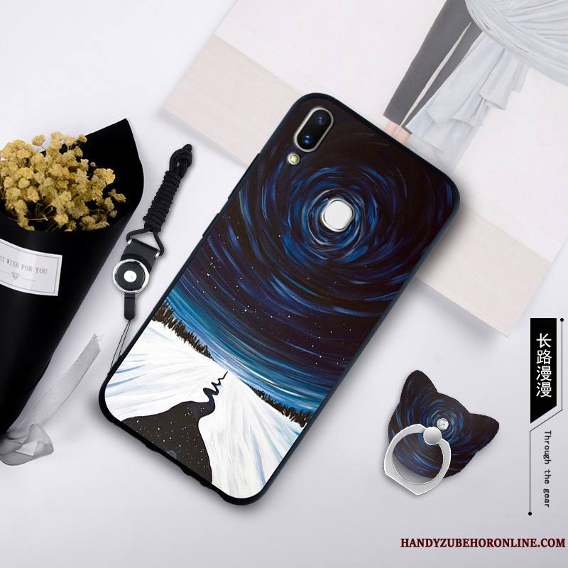 Huawei P20 Lite Coque Fluide Doux Protection Noir Jeunesse Étui De Téléphone