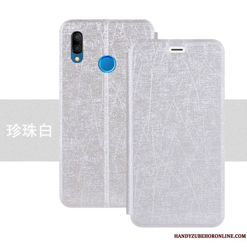 Huawei P20 Lite Jeunesse Couleur Étui Bleu Tout Compris Étui En Cuir Coque De Téléphone