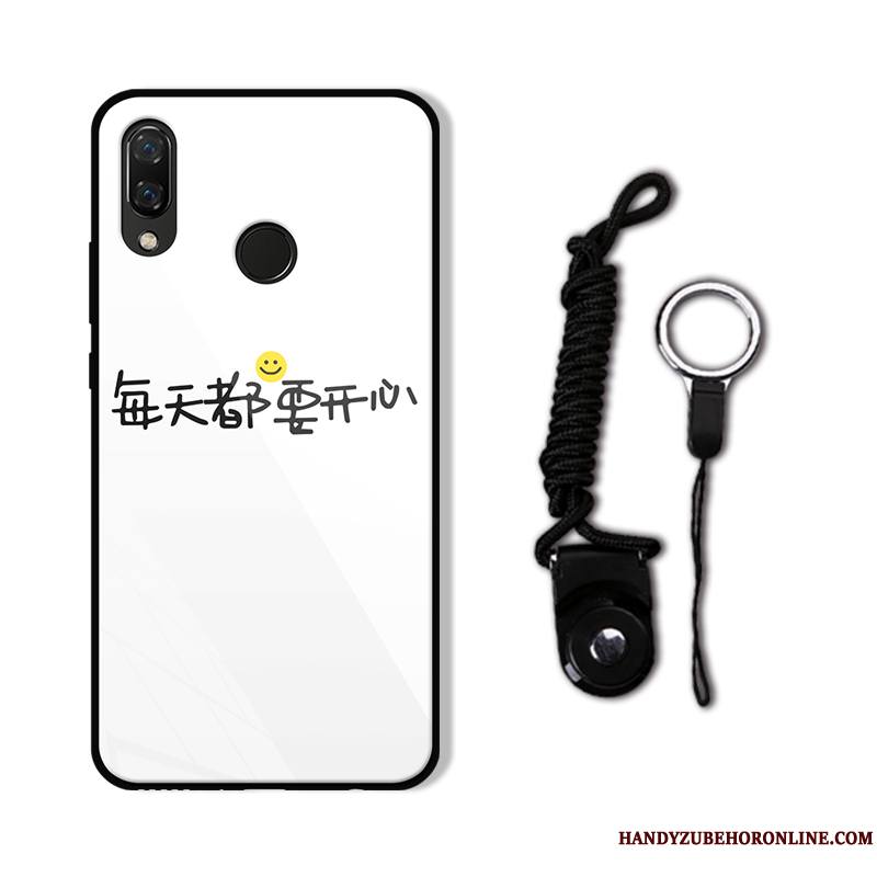 Huawei P20 Lite Étui Protection Jeunesse Coque De Téléphone Ornements Suspendus Miroir Blanc