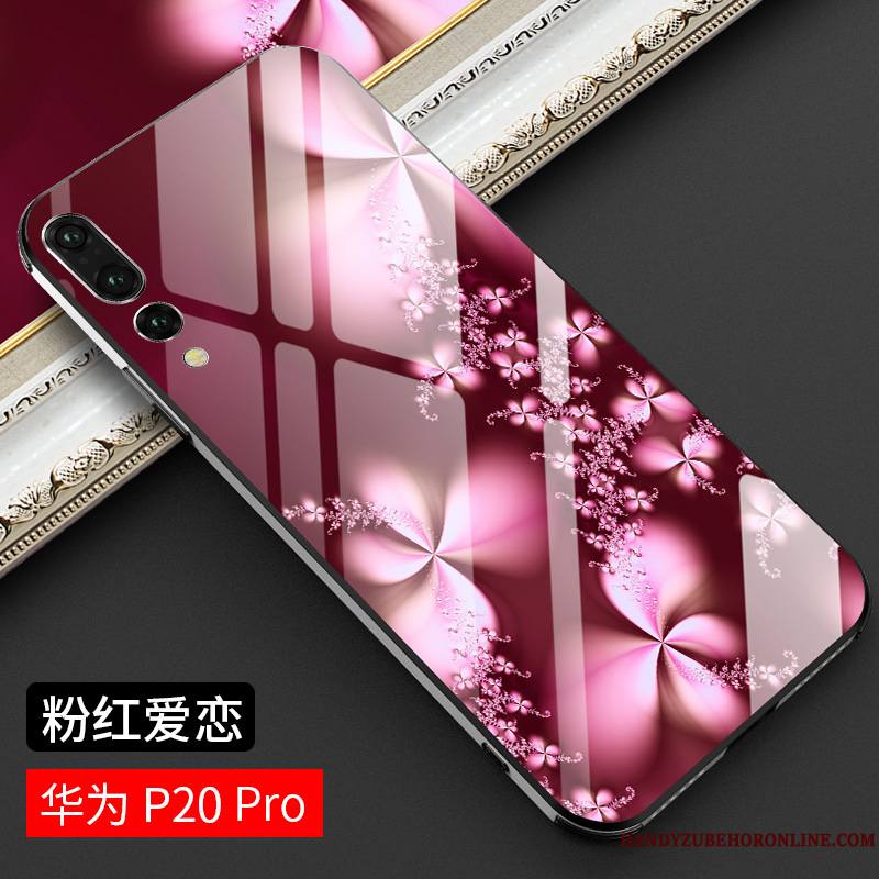 Huawei P20 Pro Coque Mode Étui Tendance Luxe Violet Très Mince Protection