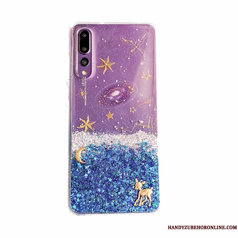 Huawei P20 Pro Coque Personnalisé Planète Fluide Doux Silicone Créatif Petit Charmant