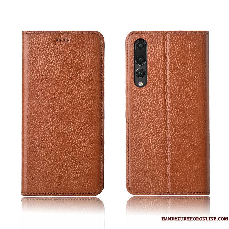 Huawei P20 Pro Incassable Coque De Téléphone Étui En Cuir Rouge Téléphone Portable Silicone Fluide Doux