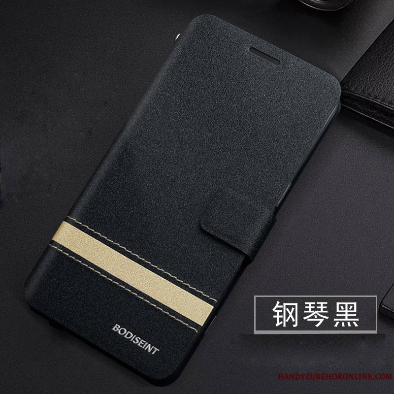 Huawei P20 Pro Incassable Housse Coque Membrane Simple Étui En Cuir Noir