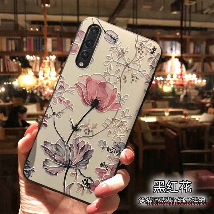 Huawei P20 Pro Tendance Vintage Coque De Téléphone Vert Tout Compris Art Personnalité