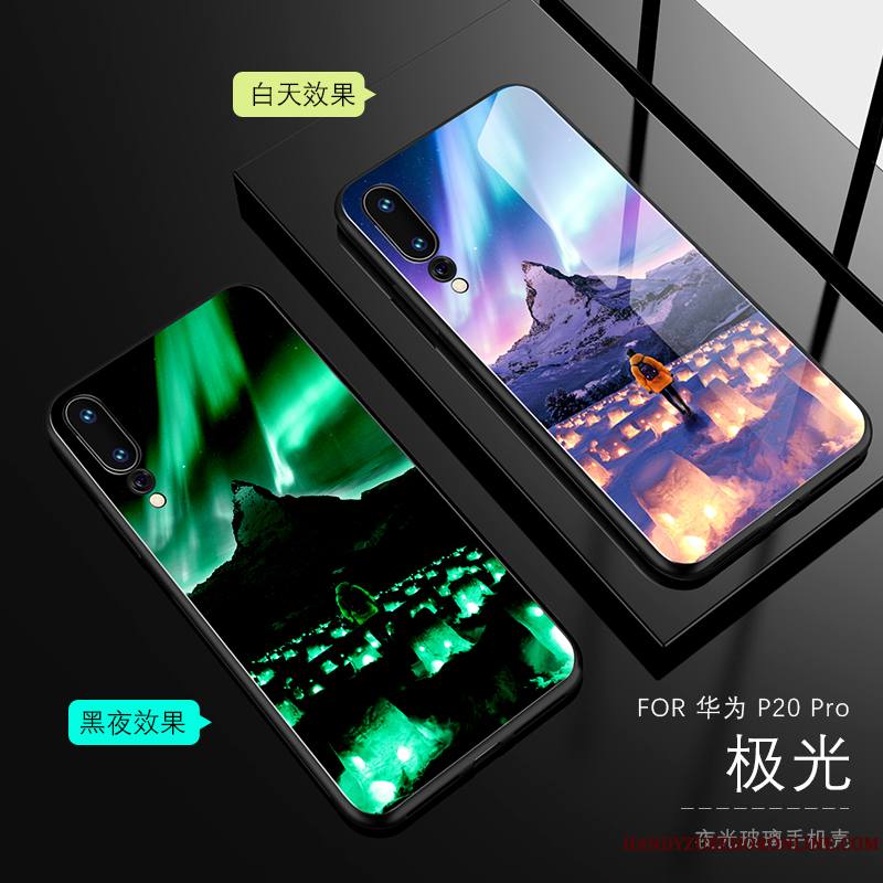 Huawei P20 Pro Tout Compris Amoureux Protection Coque De Téléphone Silicone Lumineuses Très Mince