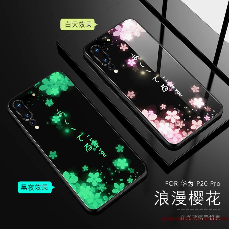 Huawei P20 Pro Tout Compris Amoureux Protection Coque De Téléphone Silicone Lumineuses Très Mince