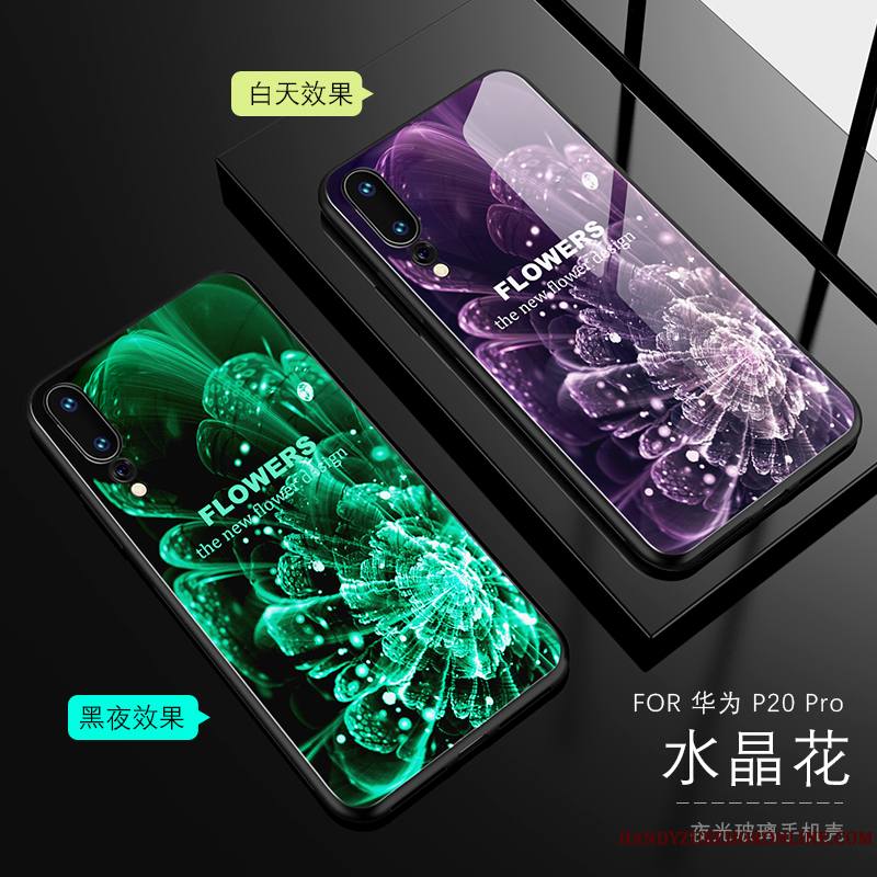 Huawei P20 Pro Tout Compris Amoureux Protection Coque De Téléphone Silicone Lumineuses Très Mince