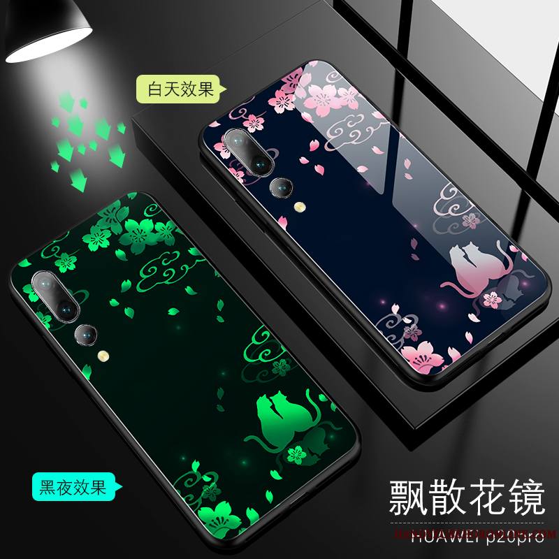 Huawei P20 Pro Tout Compris Amoureux Protection Coque De Téléphone Silicone Lumineuses Très Mince