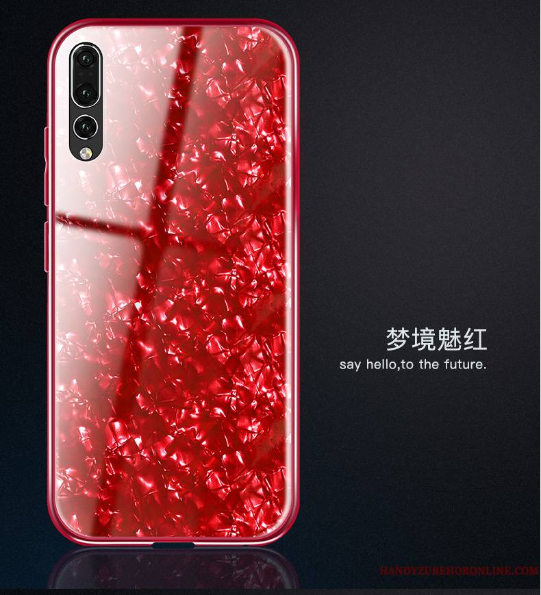 Huawei P20 Pro Tout Compris Nouveau Marque De Tendance Coque De Téléphone Rouge Coquille Très Mince
