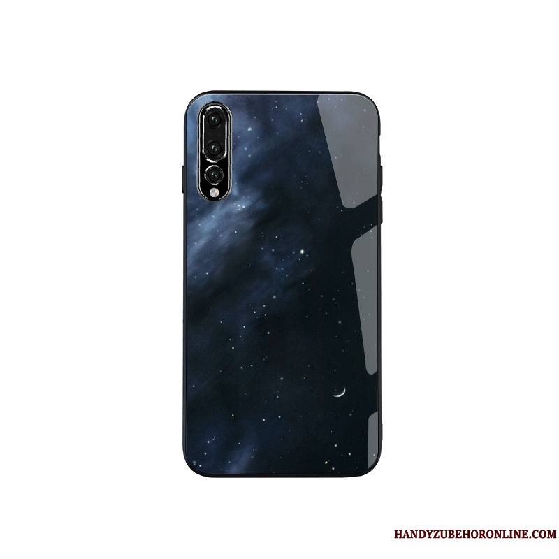 Huawei P20 Pro Étui Ciel Étoilé Net Rouge Coque De Téléphone Clair Bleu Ultra