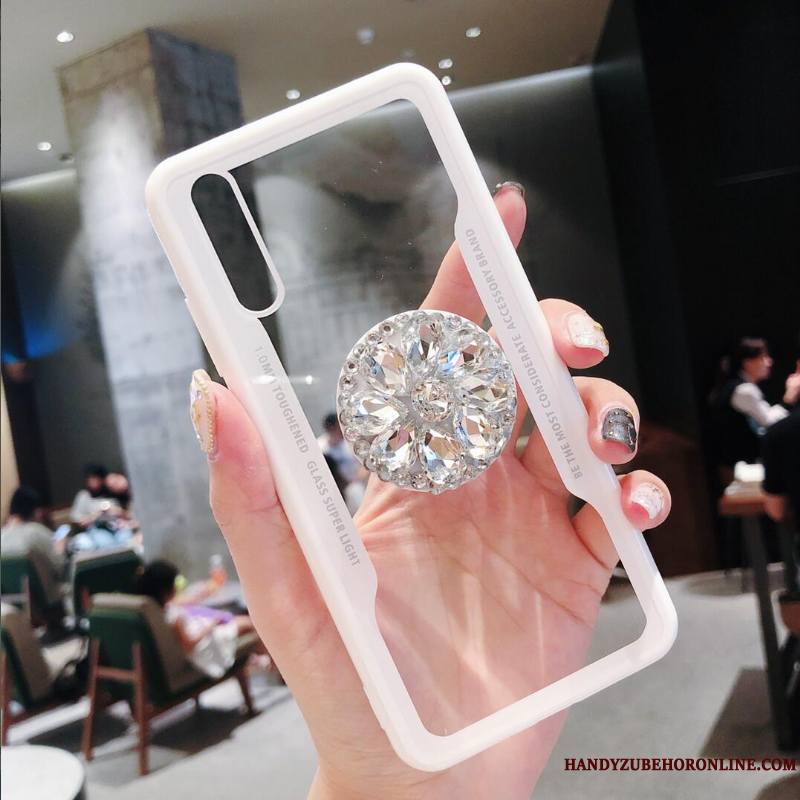 Huawei P20 Support Tout Compris Créatif Ballon Coque De Téléphone Strass Transparent