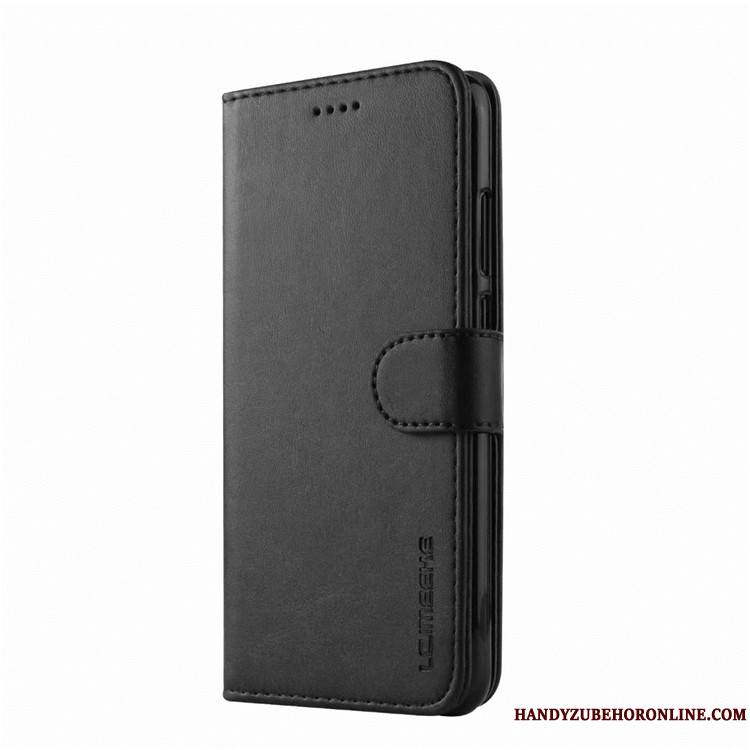 Huawei P20 Tout Compris Incassable Coque De Téléphone Clamshell Gris Étui En Cuir Portefeuille