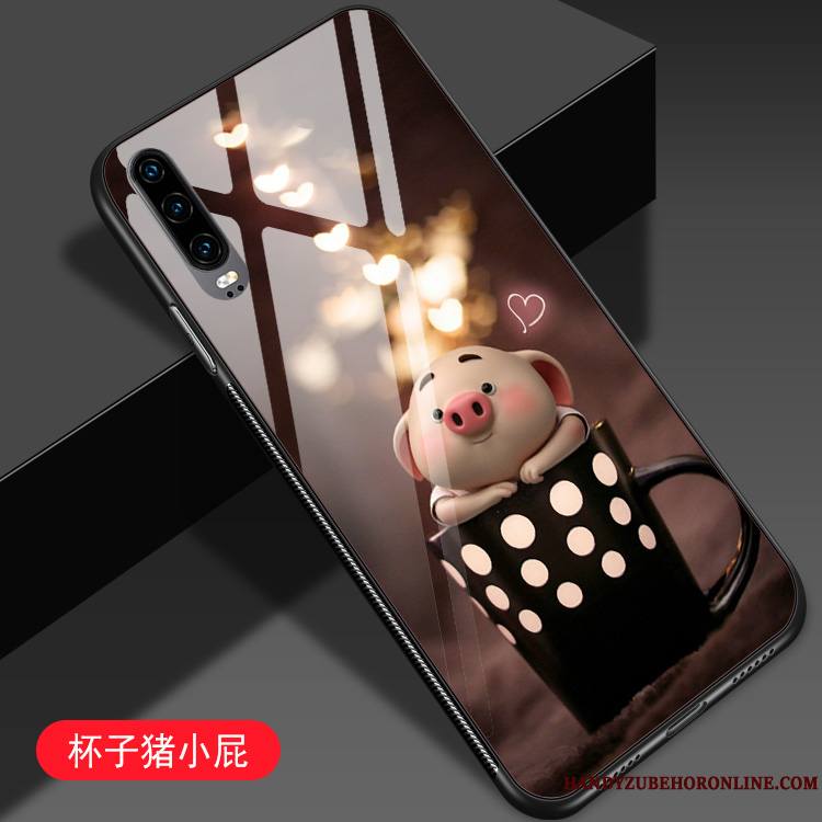 Huawei P30 Coque Créatif Dessin Animé Protection Charmant Net Rouge Tendance Jeunesse