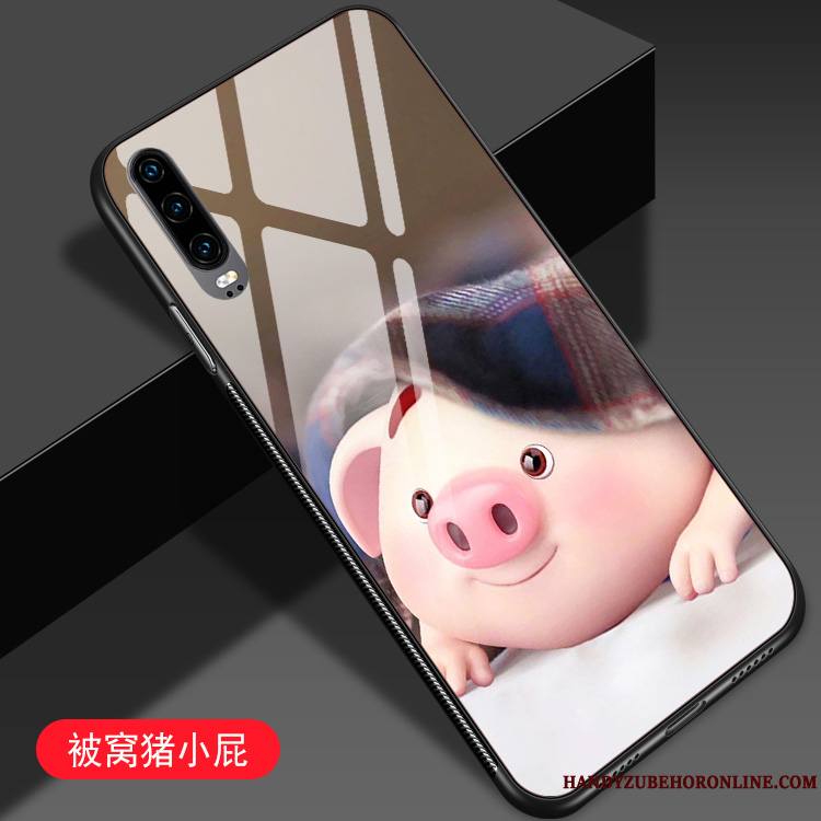 Huawei P30 Coque Créatif Dessin Animé Protection Charmant Net Rouge Tendance Jeunesse