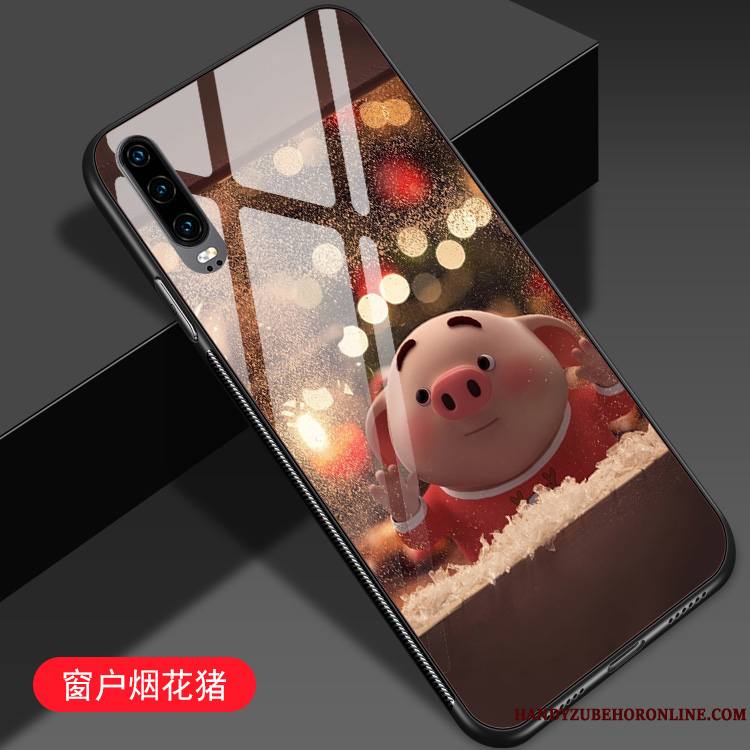 Huawei P30 Coque Créatif Dessin Animé Protection Charmant Net Rouge Tendance Jeunesse