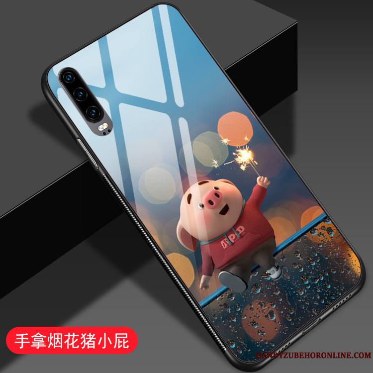 Huawei P30 Coque Créatif Dessin Animé Protection Charmant Net Rouge Tendance Jeunesse