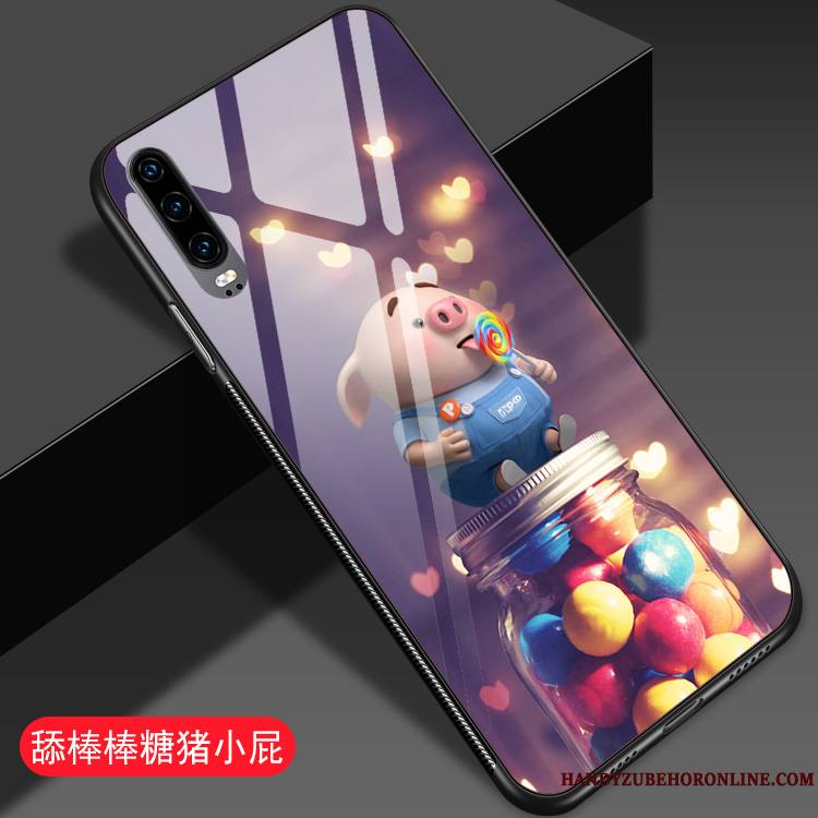 Huawei P30 Coque Créatif Dessin Animé Protection Charmant Net Rouge Tendance Jeunesse