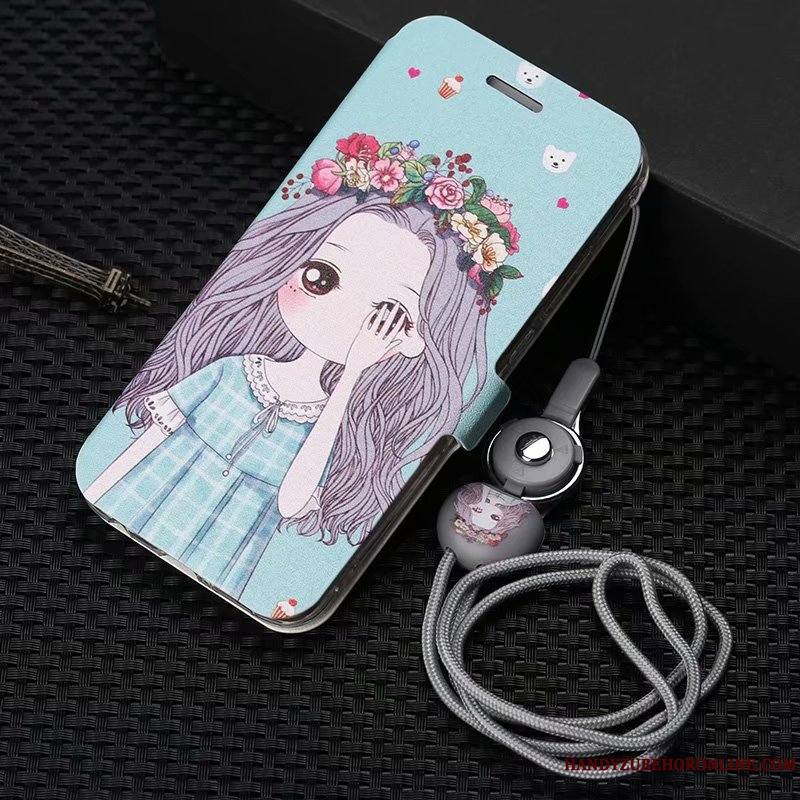 Huawei P30 Coque De Téléphone Net Rouge Ornements Suspendus Housse Violet Personnalité Dessin Animé