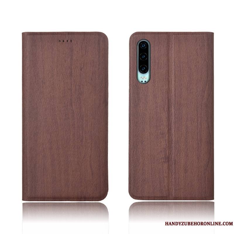 Huawei P30 Coque Incassable Tout Compris Nouveau Étui Étui En Cuir Silicone Protection