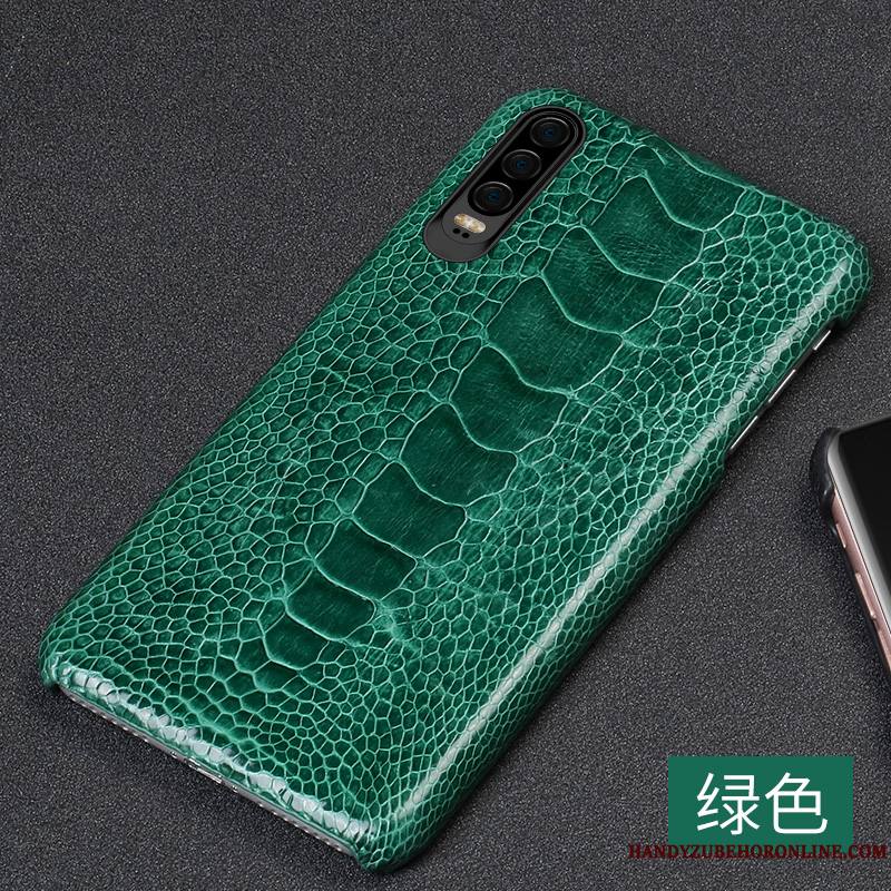 Huawei P30 Coque Noir Personnalisé Luxe Couvercle Arrière Personnalité Bleu Créatif