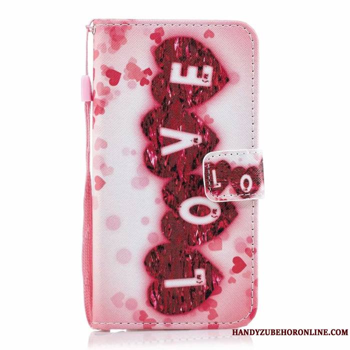 Huawei P30 Coque Tout Compris Incassable Dessin Animé Peinture Étui Silicone Rose