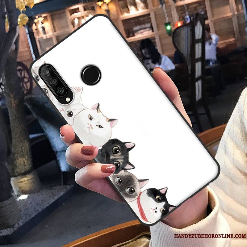 Huawei P30 Lite Coque De Téléphone Dessin Animé Silicone Étui Fluide Doux Marque De Tendance Charmant