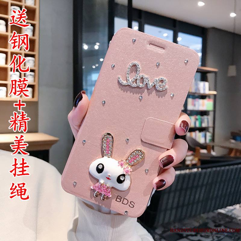 Huawei P30 Lite Coque Protection Incassable Ornements Suspendus Nouveau Étui En Cuir Dessin Animé Marque De Tendance