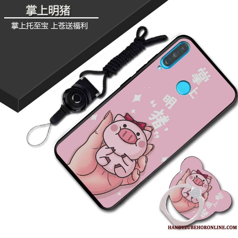 Huawei P30 Lite Délavé En Daim Coque De Téléphone Fluide Doux Personnalité Silicone Sac Dessin Animé