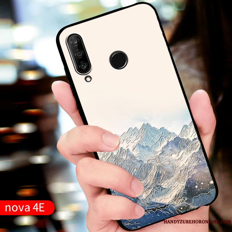 Huawei P30 Lite Incassable Silicone Coque De Téléphone Protection Étui Rouge Personnalisé