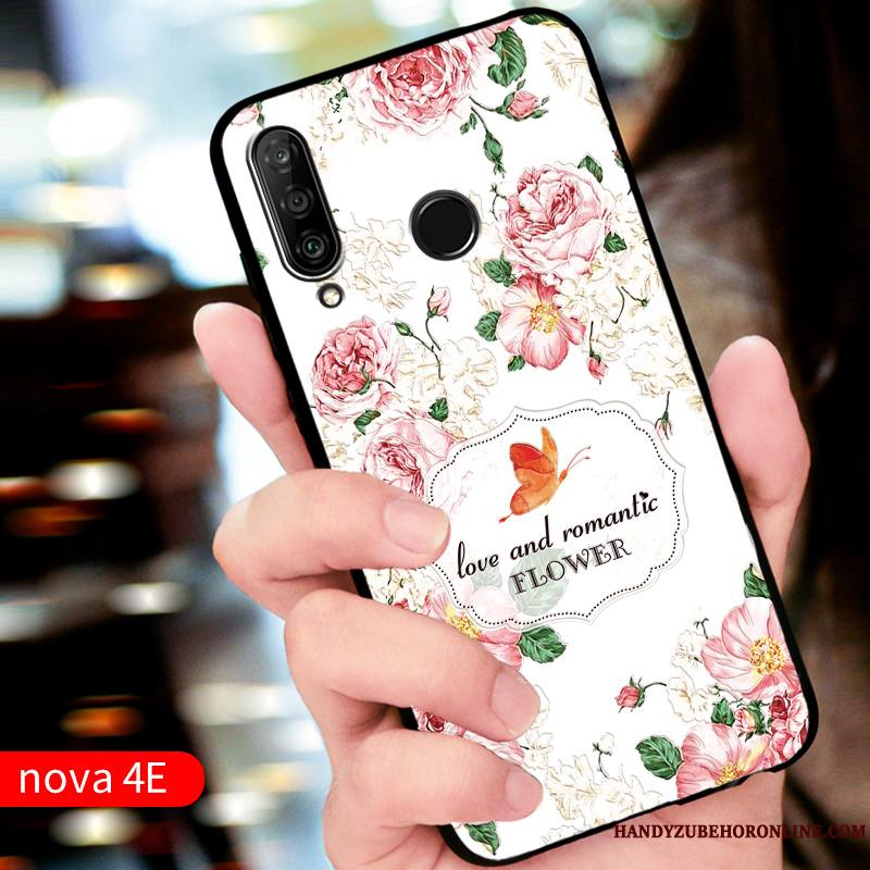 Huawei P30 Lite Incassable Silicone Coque De Téléphone Protection Étui Rouge Personnalisé