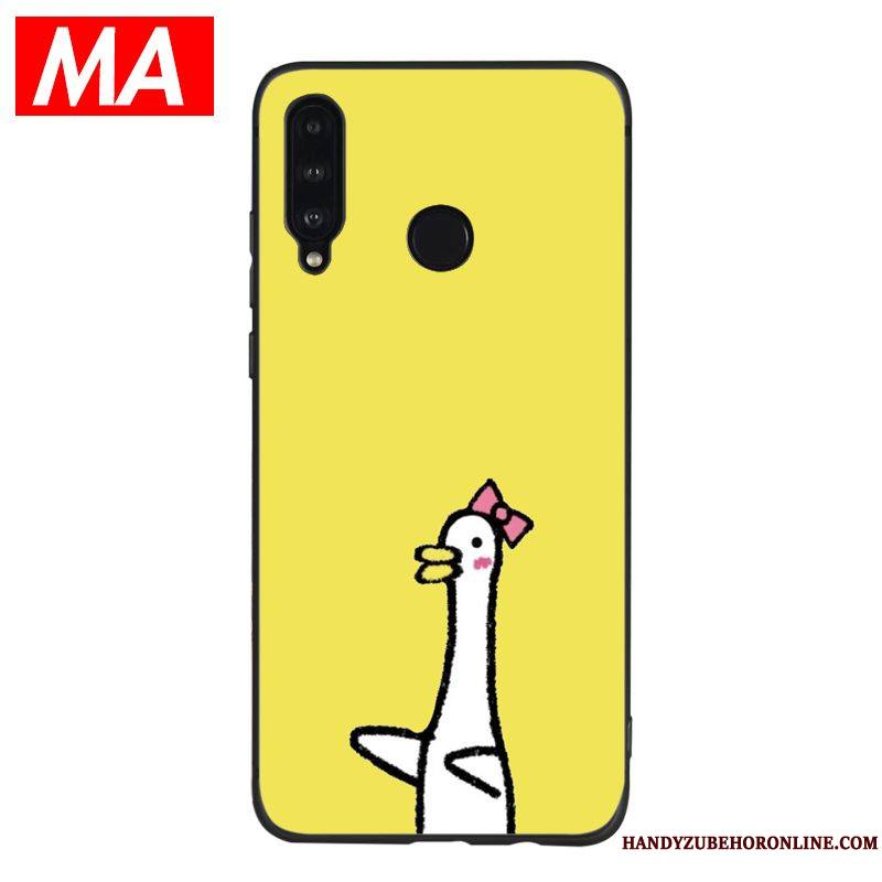 Huawei P30 Lite Silicone Protection Vent Canard Étui Bleu Coque De Téléphone