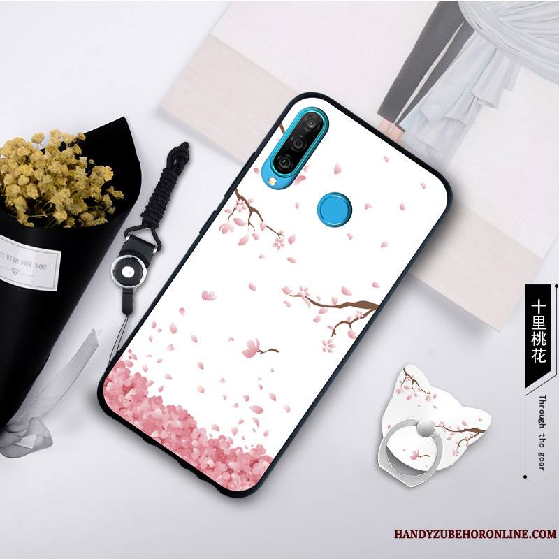 Huawei P30 Lite Tendance Créatif Coque De Téléphone Fluide Doux Gris Étui Incassable