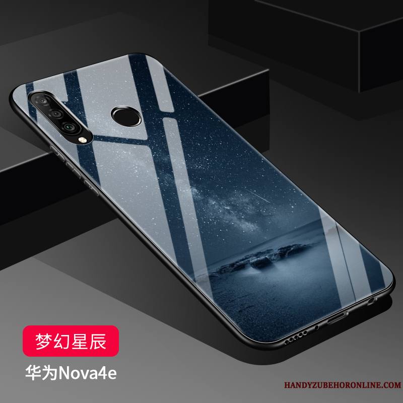 Huawei P30 Lite Étui Verre Protection Fluide Doux Coque Silicone De Téléphone